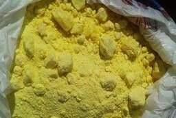 Lump sulfur in bulk GOST 9995-9998