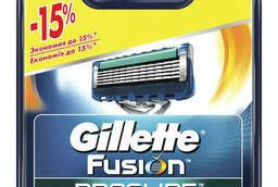 Сменные кассеты для бритья 6 шт. Gillette (Жиллет) Fusion. ..