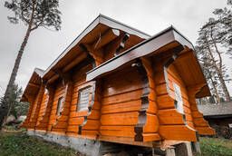 Строительство деревянных домов и баньРучной рубки