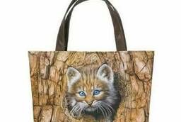 Bag Wildcat  Lynx imitation leather