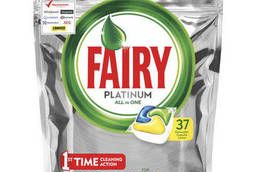 Таблетки для посудомоечных машин 37 шт. Fairy Platinum. ..