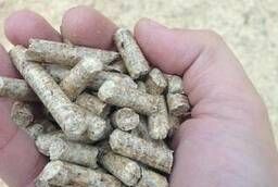 Fuel wood pellets - 8 mm pellets from the manufacturer