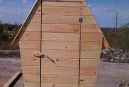 Туалет деревянный для дачи.