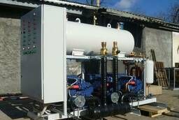 Installations for cooling water, refrigerants and technological