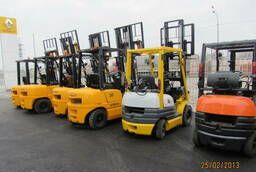Forklift trucks from Japan and China
