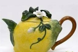 Заварочный чайник керамический Солнечный лимон. Cosmos