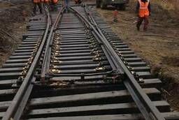 Railway track, repair construction