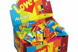 Chewing gum LOVE IS, assorted flavors, 4, 2 g