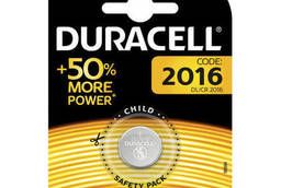 Батарейка Duracell, CR2016, Lithium, 1 шт. , в блистере, 3 В