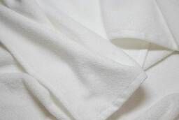 Белая махровая ткань для печати (Турция)