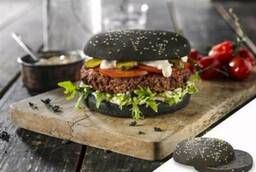 Булочка для Гамбургера Чёрная 125 мм с кунжутом