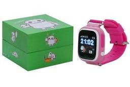 Часы Детские Smart Watch Q90 Gps Розовые