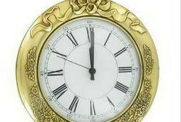Часы настенные Виктория бронза круглые диаметр 31 см.