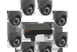 Цифровая система видеонаблюдения «Антикризис 8 IP IR» (до 20