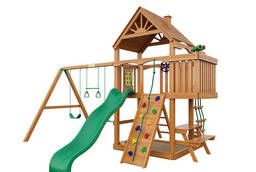 Деревянная детская игровая площадка для дачи Шато (Дерево)