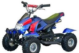 Детский бензиновый квадроцикл ATV 49 см3 «Сине-красный»