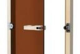 Дверь для бани SAWO 730-3SGD-L, бронза без порога, левая, кедр