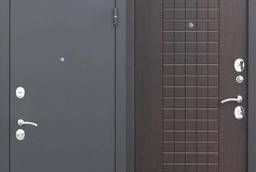 Дверь металлическая Гарда Муар 8мм венге (2050 х 960 левая)