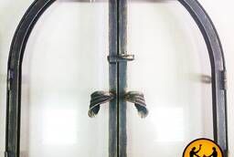 Дверцы для камина из термостойкого стекла, с 2 створками.