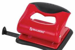 Punch Brauberg JET PRO, up to 20 sheets, red-black. ..