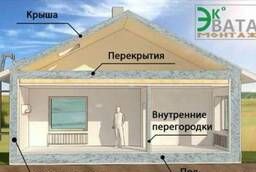 Эковата в Новосибирске и утепление эковатой