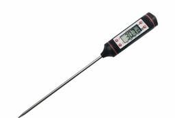 Electronic thermometer with a probe