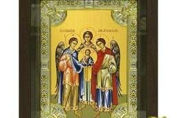 Icon consecrated Archangels Michael, Gabriel and Raphael, c. ..