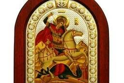 Икона Святой Георгий Победоносец Размер 25х20 см.