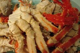Kamchatka crab, limbs, salad, meat