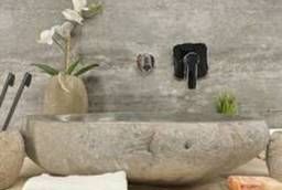 ROKS round stone sink rs0418