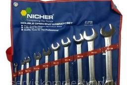 Ключи рожковые 27-550M-S10C-NR (набор 10шт) Nicher