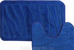 Комплект ковриков для ванной Sofia (синий) размер 50х80 и. ..