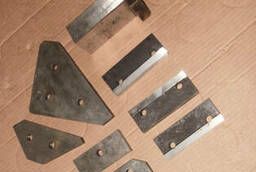 Комплекты ножей на пресс-ножницы НГ5224 НГ5223, НГ5222