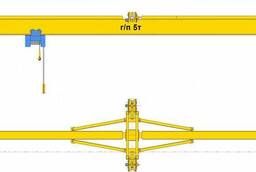 Кран подвесной мостовой двухпролетный г/п 5, 0 тн. ш/п 15 м