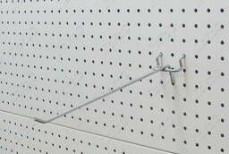 Hook for perforated panel single L = 250mm d = 5mm, pitch 50mm, zinc, EKPS5 593