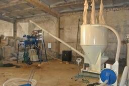 Granulation line. Compound feed plant. Factory for. ..