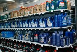 Oils and fluids for motors, transmissions, hydraulic