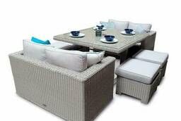 Dinner set with sofas for 8 persons Valerie