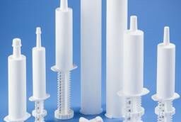 Disposable veterinary syringes