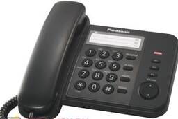 Panasonic KX-TS2352RUB проводной телефон, цвет черный Прово