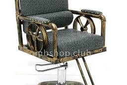 Парикмахерское кресло Ретро, 58*104*58 см Зеленый