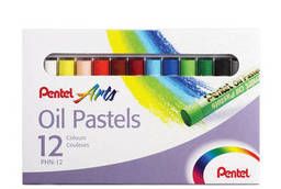 Пастель масляная художественная Pentel Oil Pastels, 12. ..