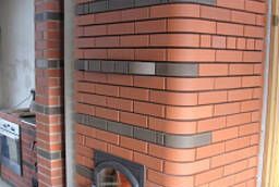 Stove brick (fireplace), solid brick clinker