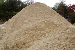 Sand with delivery: quarry sand, seeded sand, alluvial