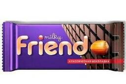 Плитка Friend шоколад. темная с орехами 50гр.