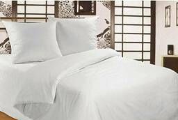 Bed linen from bleached calico