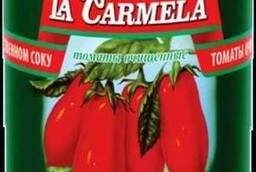 Sell La Carmela whole tomatoes peeled in s  s 850, Russia