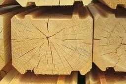Profiled timber dry (dryer) and natural humidity