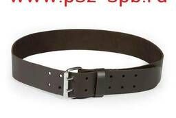 Leather belt with a metal buckle, premium series DEAD