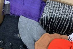 Luxury brands winter hats and scarf mix